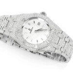 Audemars Piguet Ladies Steel 33MM Quartz - Fully Iced Out