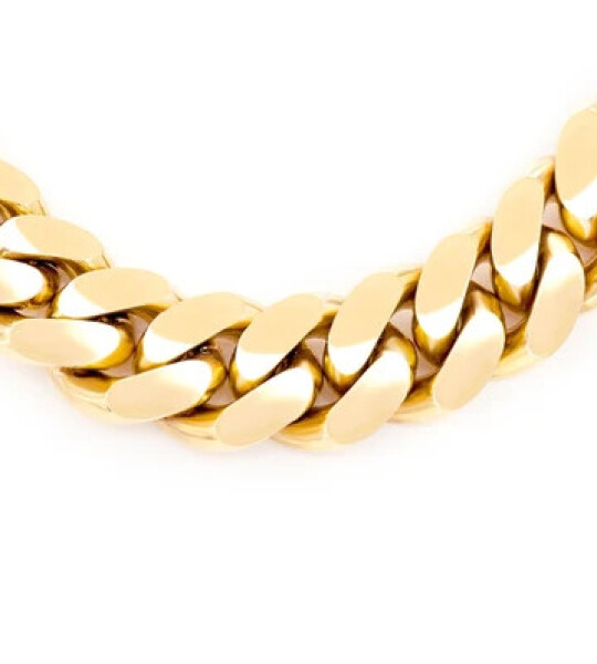 20MM Miami Cuban 14k Solid Gold Chain