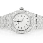 Audemars Piguet Ladies Steel 33MM Quartz - Fully Iced Out