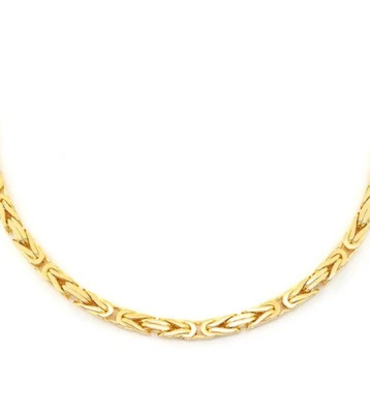 2.2MM Byzantine 14k Solid Gold Chain